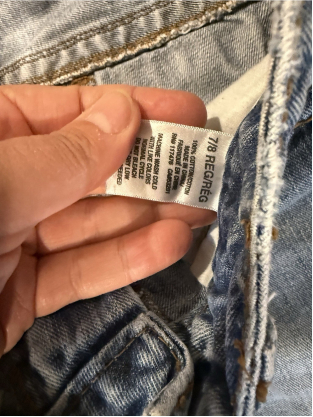 Aeropostale Hailey Skinny Flare Jeans Distressed Low Rise Size 7/8 Reg W 30 Y2K - Picture 6 of 8